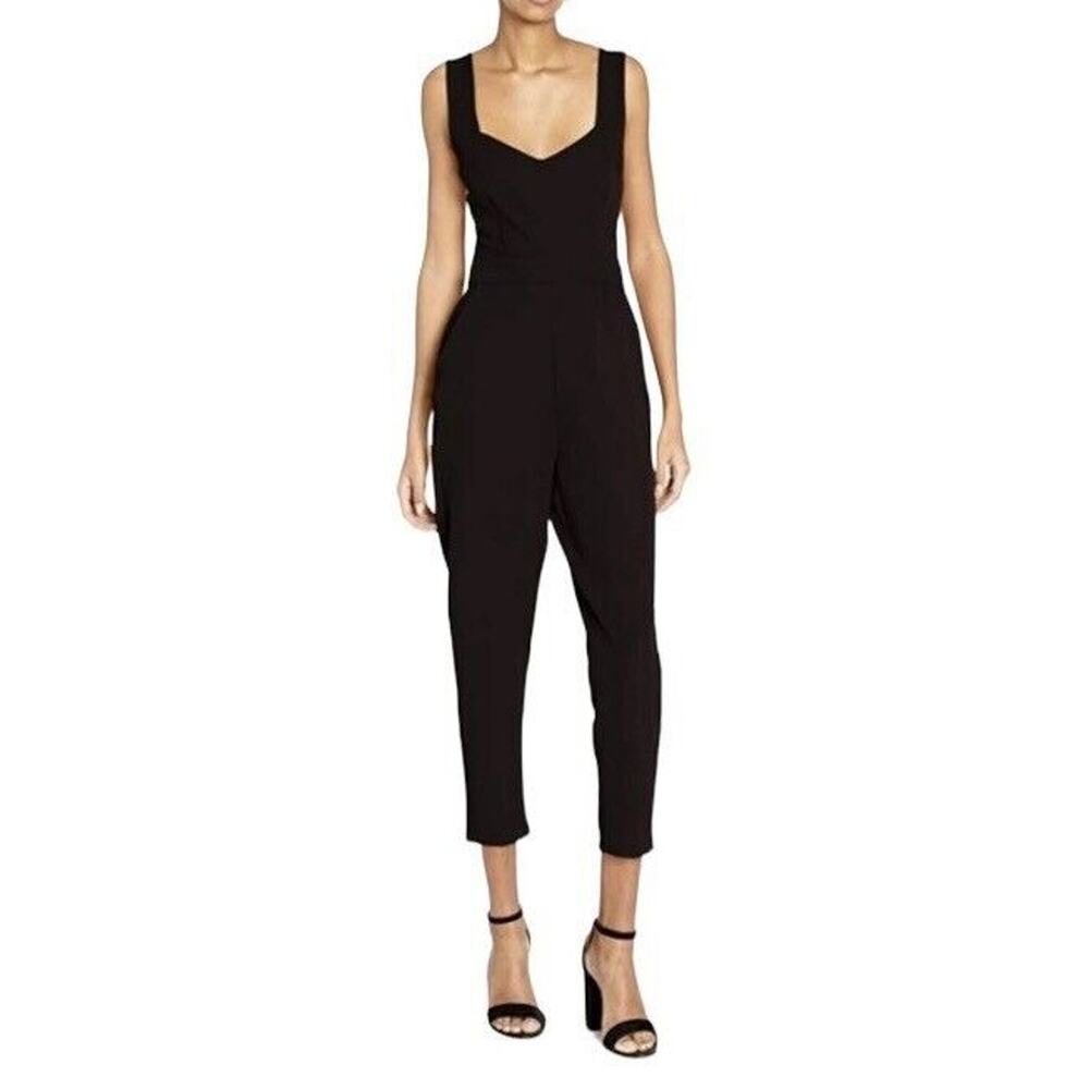 Jack Black Rayon Overall Jumper V-Neck Elastic Waist Side Slash Pockets Small